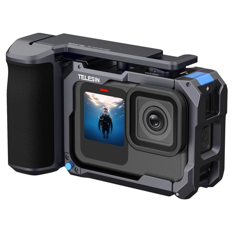 Telesin S6-FMS-26-TGP do GoPro Czarny