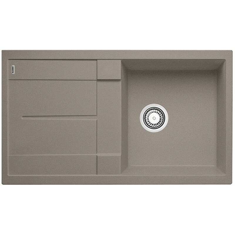 Zlewozmywak jednokomorowy z ociekaczem BLANCO Metra 5 S 517349 Tartufo 50 x 86