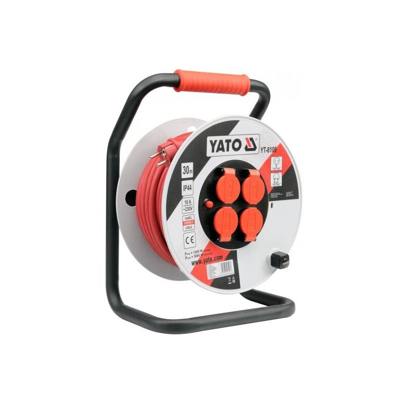 Przedłużacz YATO YT-8107 40 m Czerwony