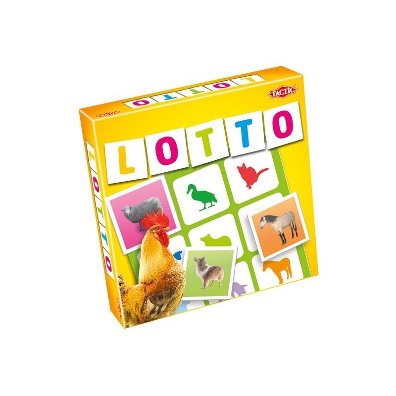 Gra karciana TACTIC Lotto Zwierzęta z farmy 41449