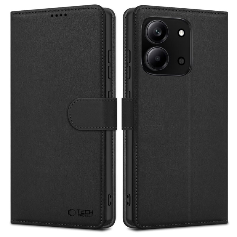Etui TECH-PROTECT Wallet do Xiaomi Redmi 15C (173 mm)/Poco C85 (173 mm) Czarny