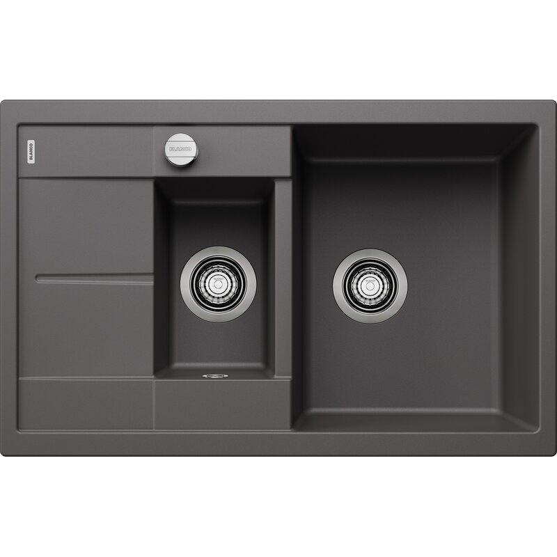 Zlewozmywak BLANCO Metra 6 S Compact 518876 Szarość skały