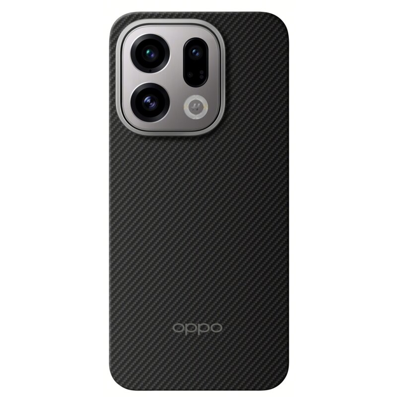 Etui OPPO do Find X9 Aramid Fiber Magnetic Czarny