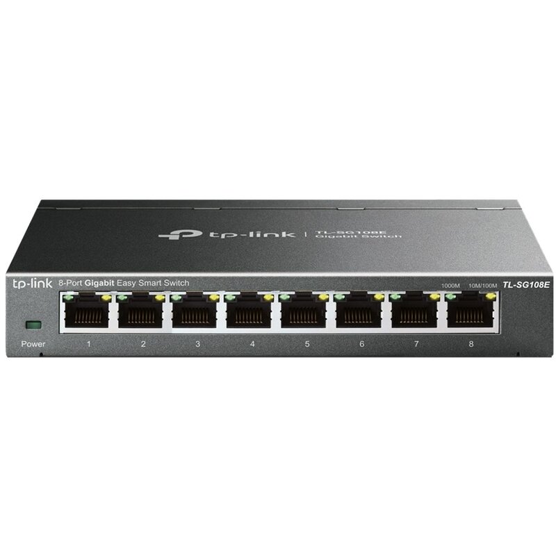Switch TP-LINK TL-SG108E Gigabit Ethernet, 8 portów, Zarządzalny