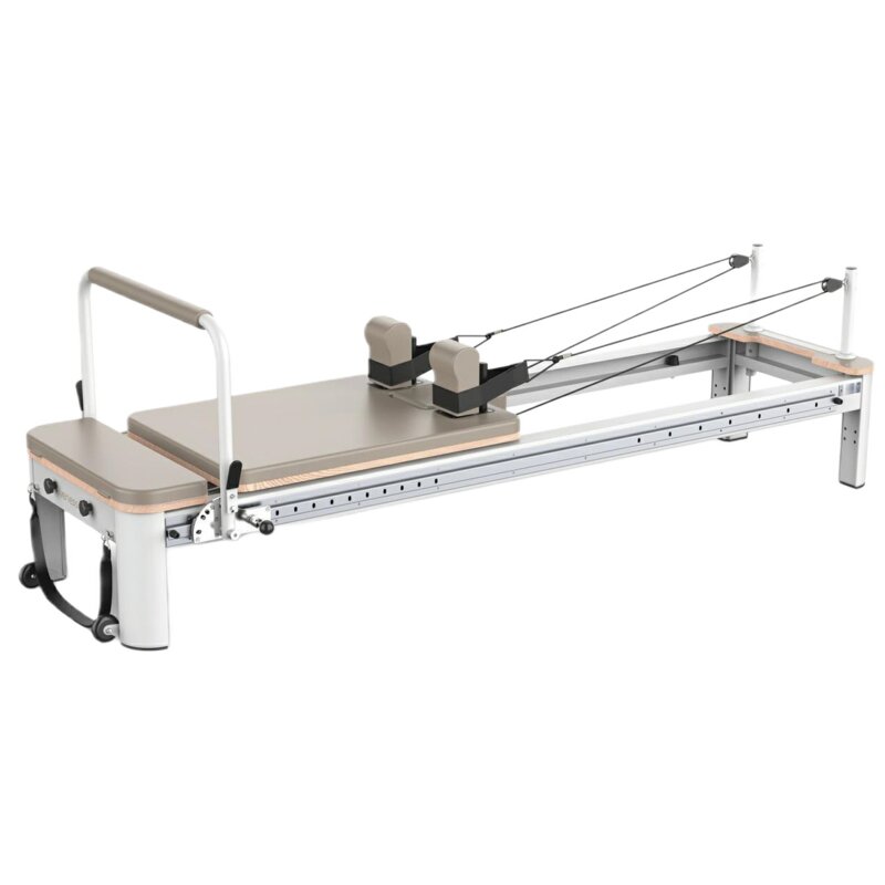 Reformer do pilatesu TOORX Liveness PTX8000 Brązowo-srebrny