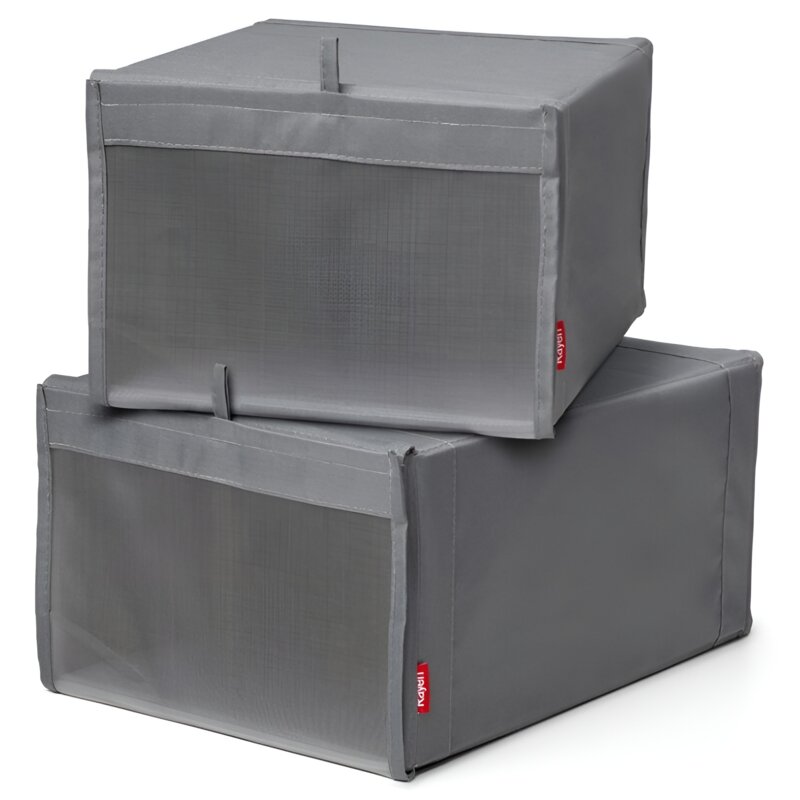 Pudełko na buty RAYEN RA-2233.01 Szary (2 szt.)