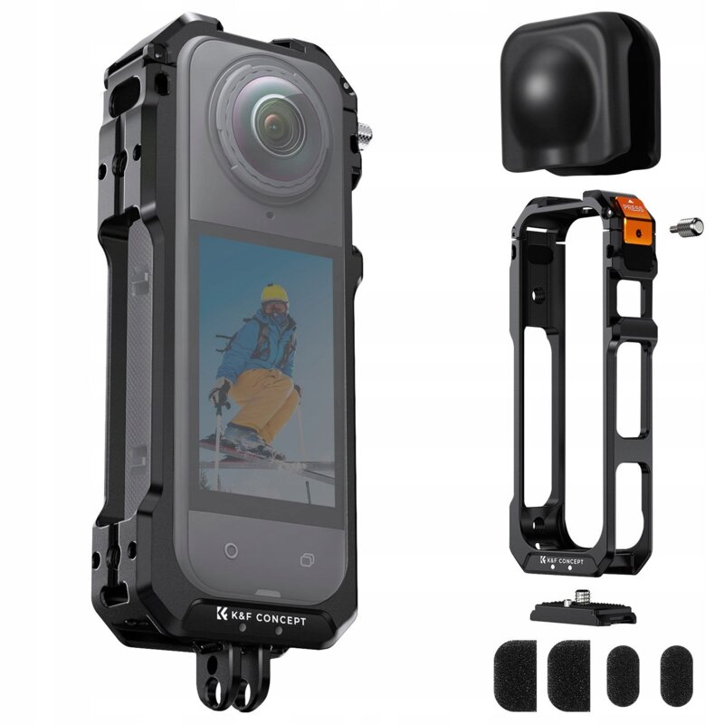 Ramka montażowa K&F CONCEPT KF31.182 do Insta360 X5 + Dekielek