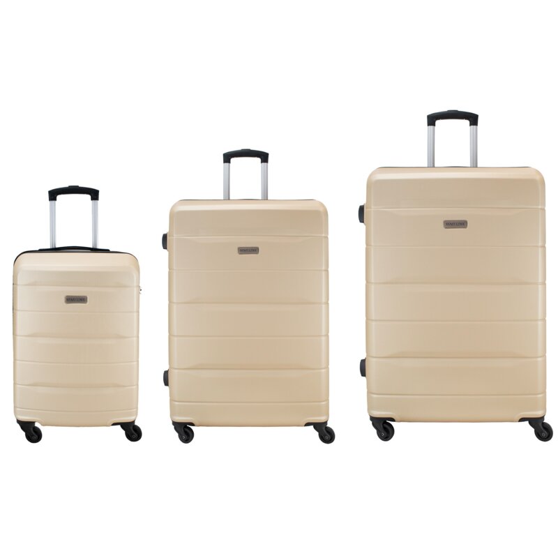 Zestaw walizek SEMI LINE T5969 Szampański