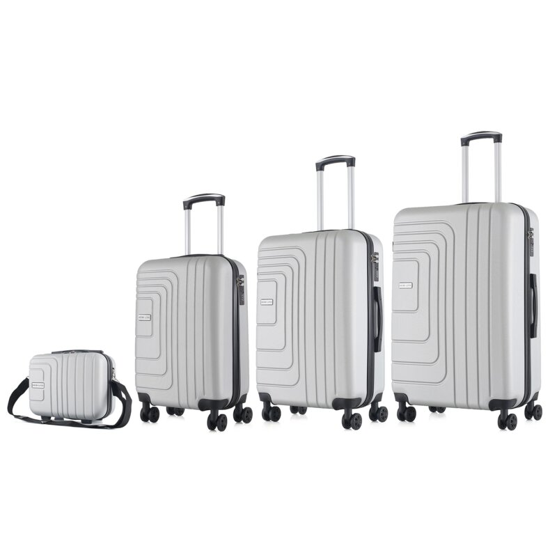 Zestaw walizek SEMI LINE T5762-0 Szary