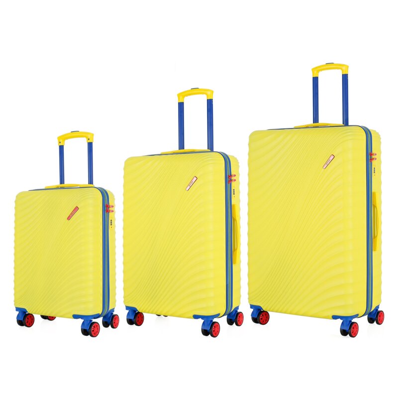 Zestaw walizek SEMI LINE T5934-0 Żółty