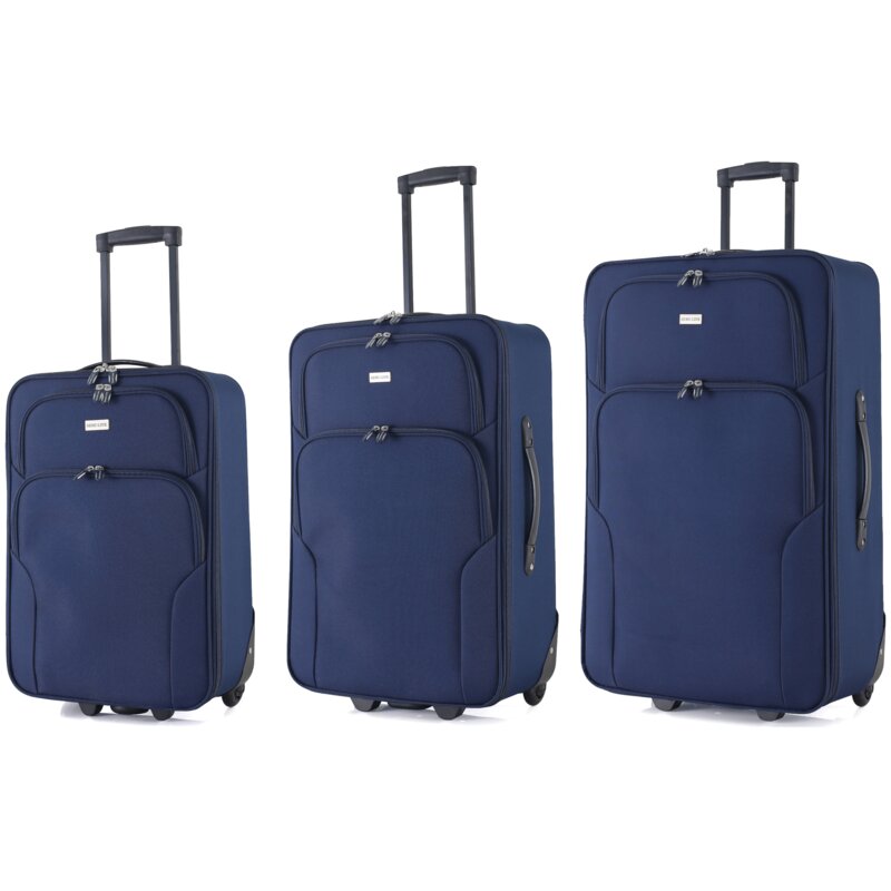 Zestaw walizek SEMI LINE T5681-0 Granatowy