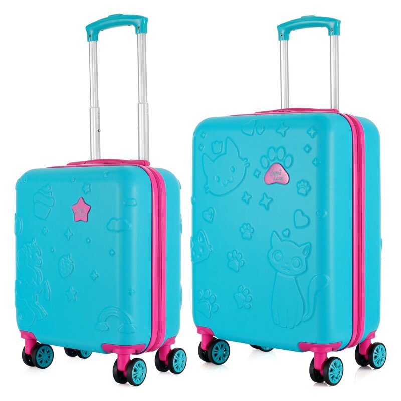 Zestaw walizek SEMI LINE T5880-0 44.5/54.5 cm Jasnoniebieski