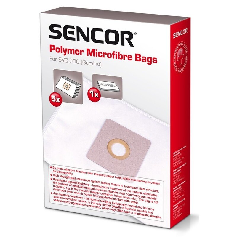 Worek do odkurzacza SENCOR SVC 900 (5 sztuk)