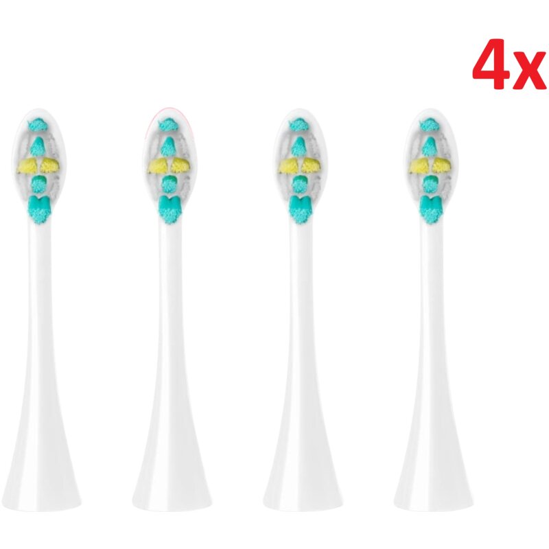 Oryginalna końcówka szczoteczki CONCEPT 3D Daily Clean ZK0070 Biały (4 szt.) (Dokładne czyszczenie zębów)
