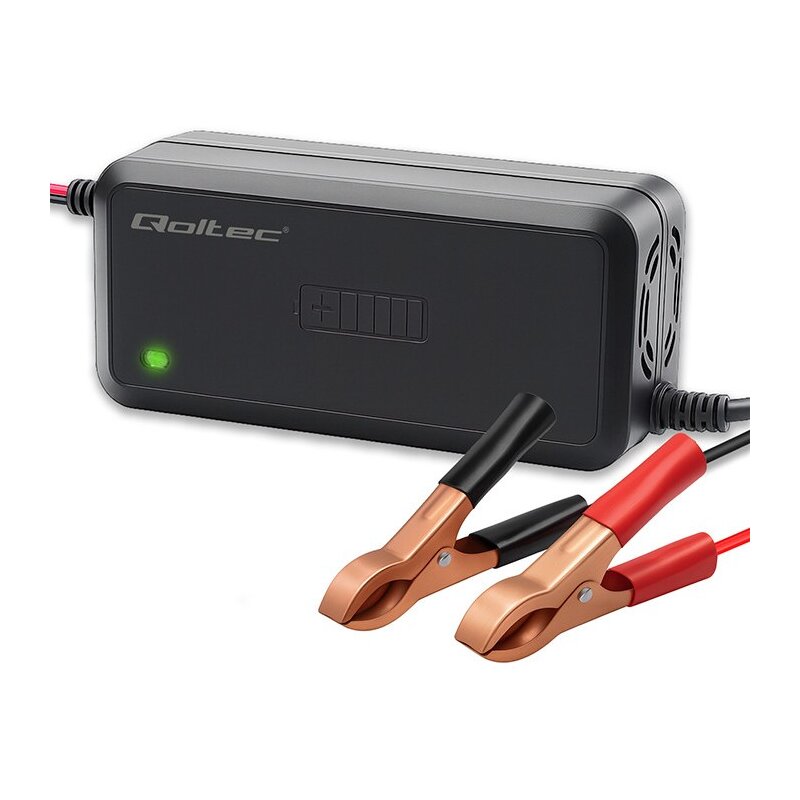 Inteligentna ładowarka QOLTEC 52495 do akumulatorów AGM GEL SLA 5A 12V
