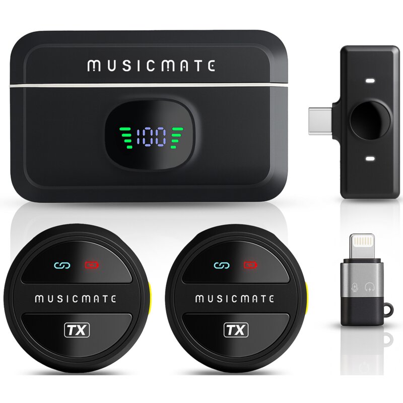 Mikrofon bezprzewodowy MUSICMATE EchoVibe MM-110