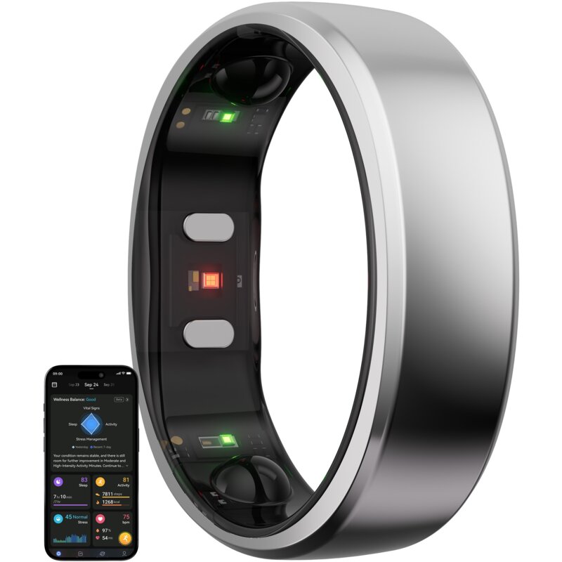 Smartring RINGCONN Gen 2 Air 64.8mm Srebrny