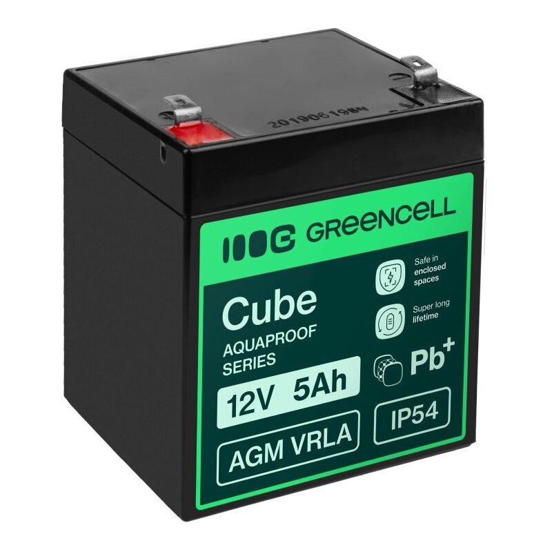 Akumulator GREEN CELL AGM12V5AH-J 5Ah 12V