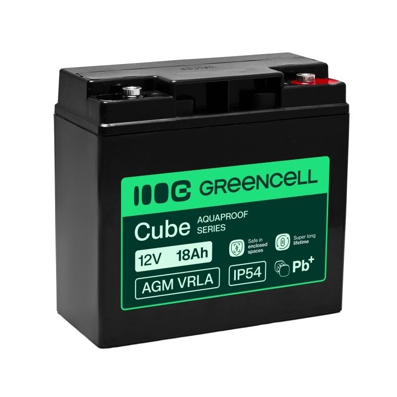 Akumulator GREEN CELL AGM VRLA AGM12V18AH-H 18Ah 12V