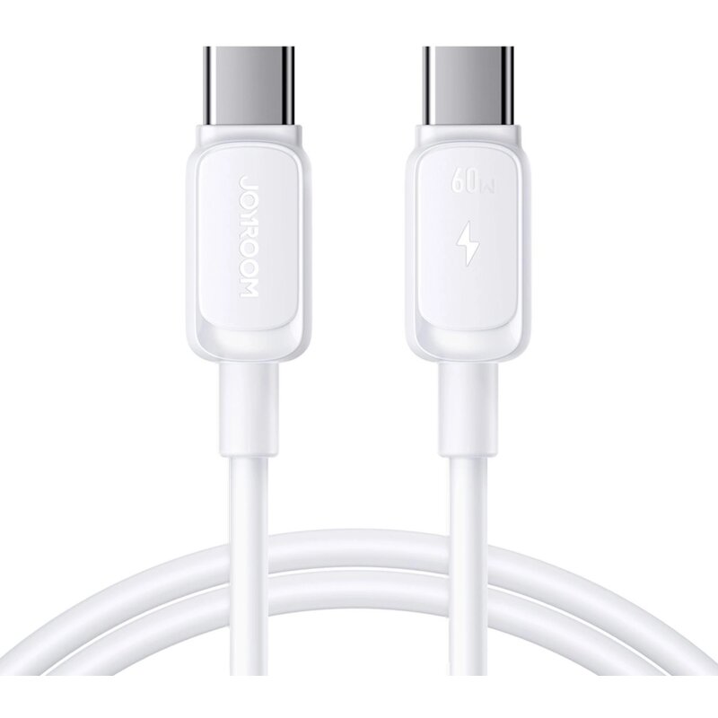 Kabel JOYROOM S-A14 USB-C - USB-C 60W 1.2m Biały