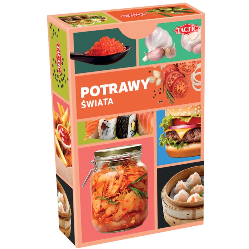 Gra karciana TACTIC Potrawy świata 60573