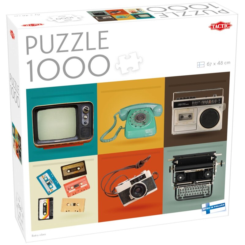 Puzzle TACTIC Lovers Retro vibes 60654 (1000 elementów)