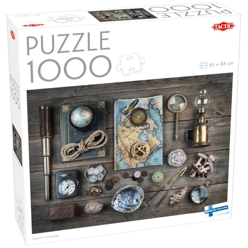 Puzzle TACTIC Lovers Captain's belongings 60661 (1000 elementów)