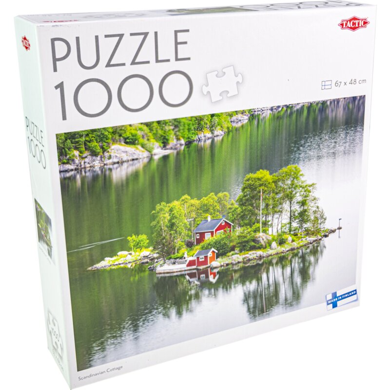 Puzzle TACTIC Lovers Scandinavian cottage 60664 (1000 elementów)