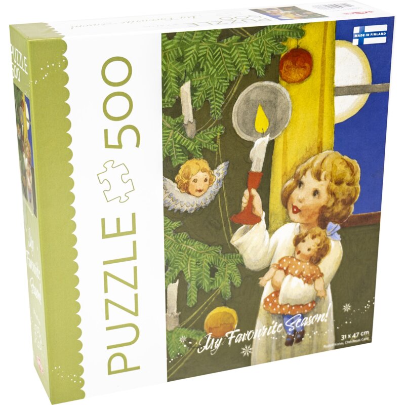 Puzzle TACTIC Lovers Christmas Card 60686 (500 elementów)