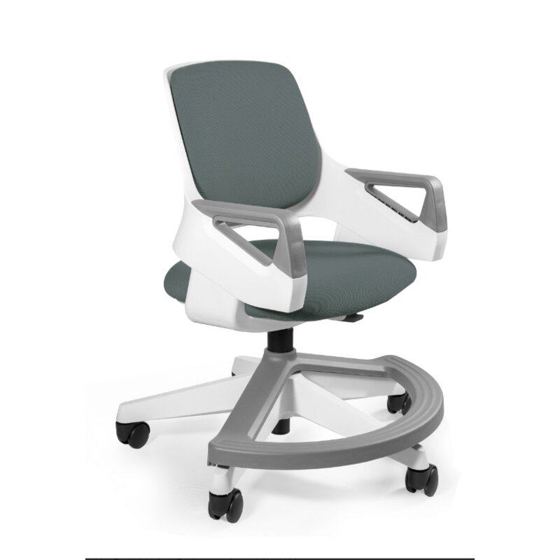 Ergonomiczny fotel dla dziecka ROOKEE szary tkanina