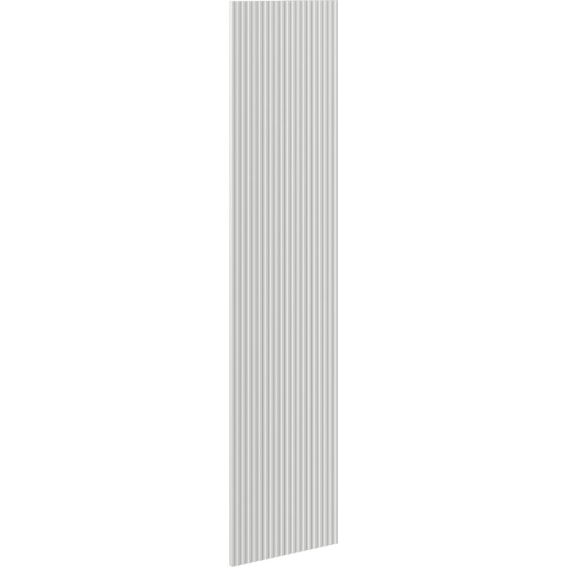 Mexen Rivel front ryflowany do korpusu szafki łazienkowej 35 x 160 cm, szary mat - 91A21-1600-300-1-62