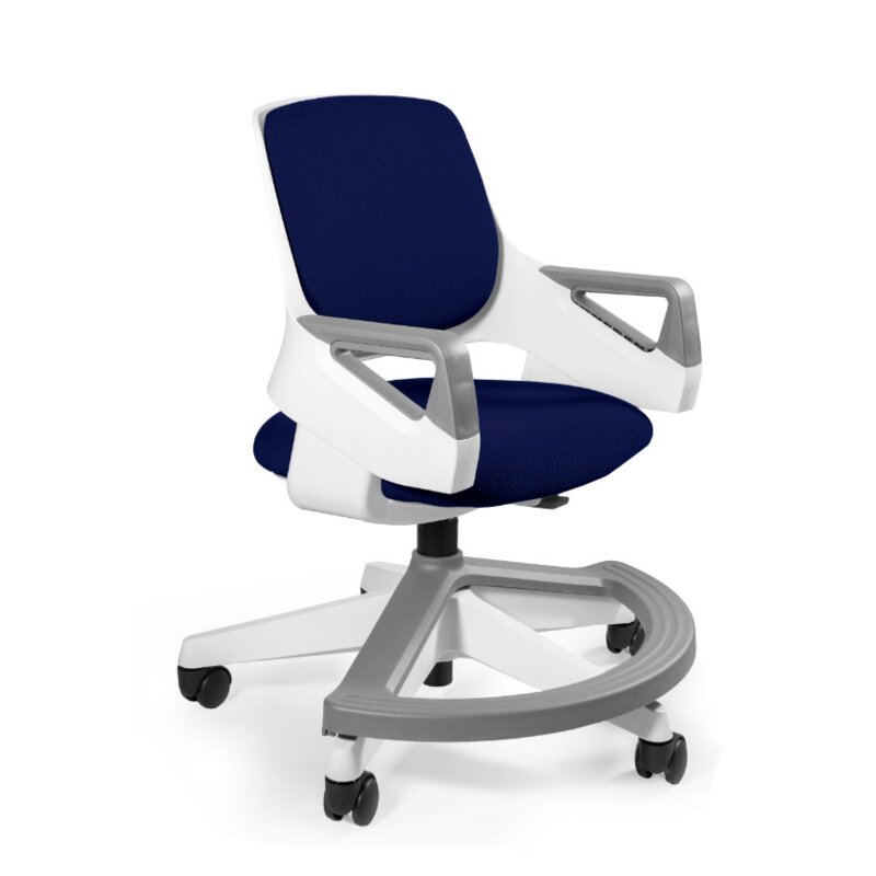 Ergonomiczny fotel dla dziecka ROOKEE navyblue tkanina