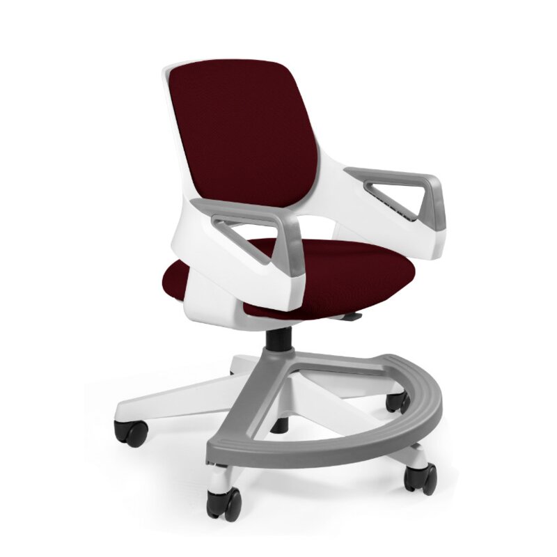 Ergonomiczny fotel dla dziecka ROOKEE burgundy tkanina