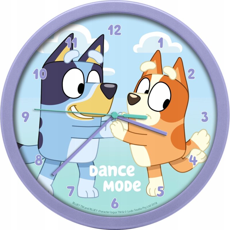 Zegar ścienny KIDS EUROSWAN BY00015 25 cm Bluey