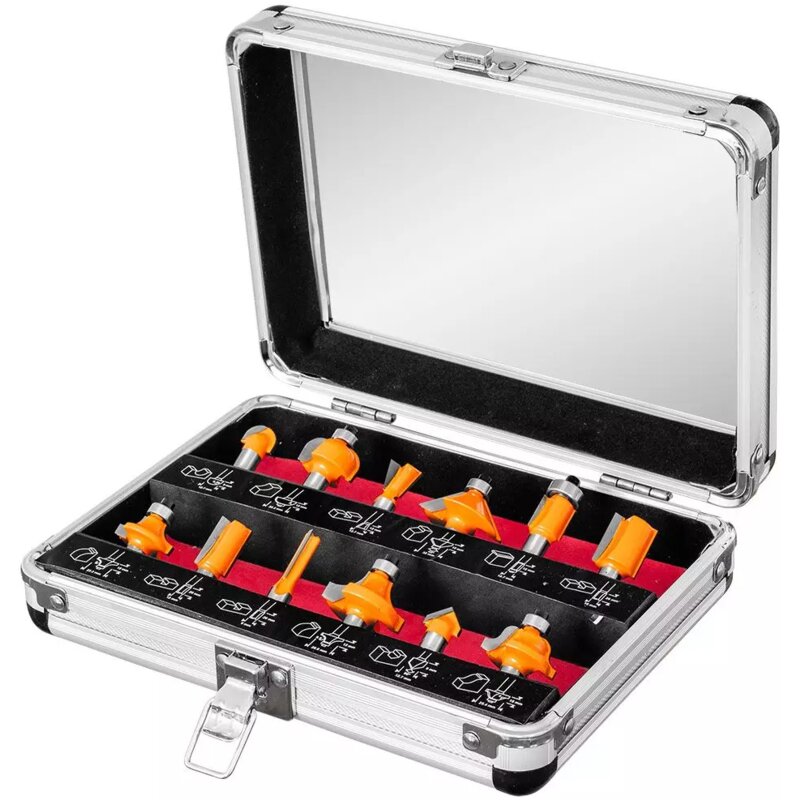 Zestaw frezów NEO TOOLS 57-210 (12 szt.)