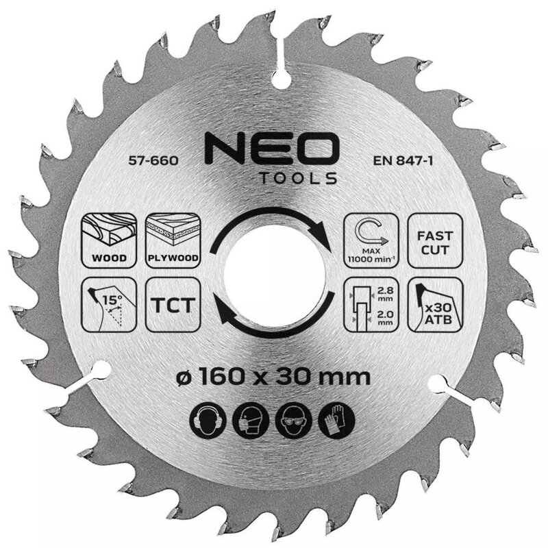 Tarcza do cięcia NEO TOOLS 57-660 160 mm