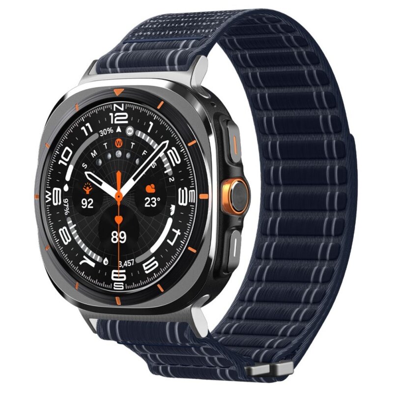Pasek SPIGEN WBF0 Band do Samsung Galaxy Watch Ultra 2024/2025 do koperty 47 mm Niebieski