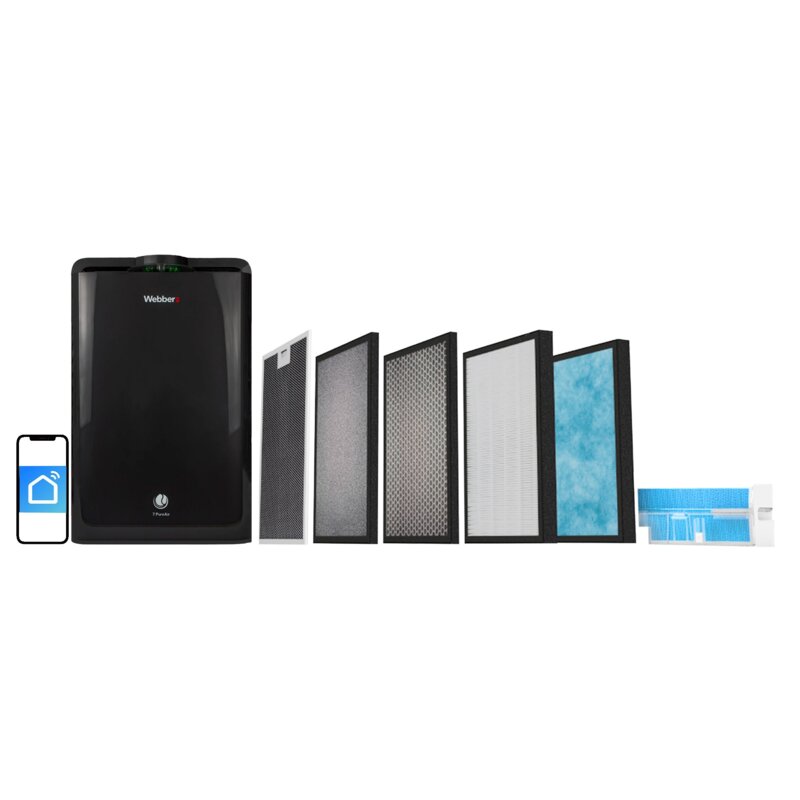Oczyszczacz powietrza WEBBER AP 9700 WIFI Czarny