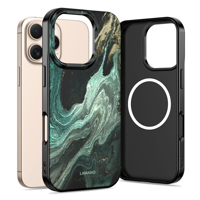 Etui TECH-PROTECT Lamano MagSafe do Apple iPhone 16 Pro Max Marmur