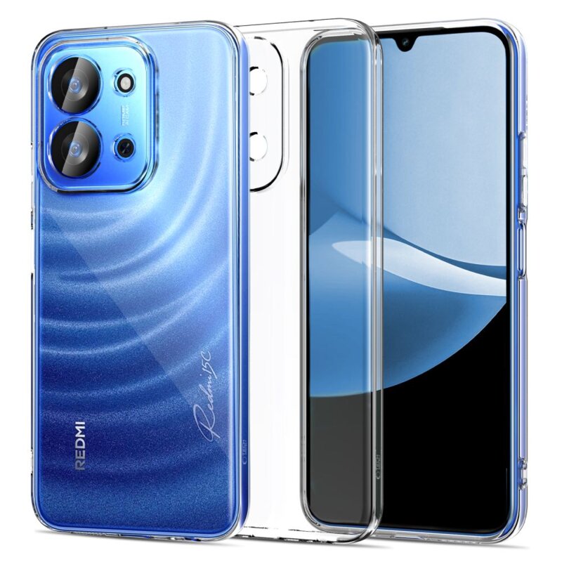 Etui TECH-PROTECT FlexAir do Xiaomi Redmi 15C (173 mm)/Poco C85 (173 mm) Przezroczysty