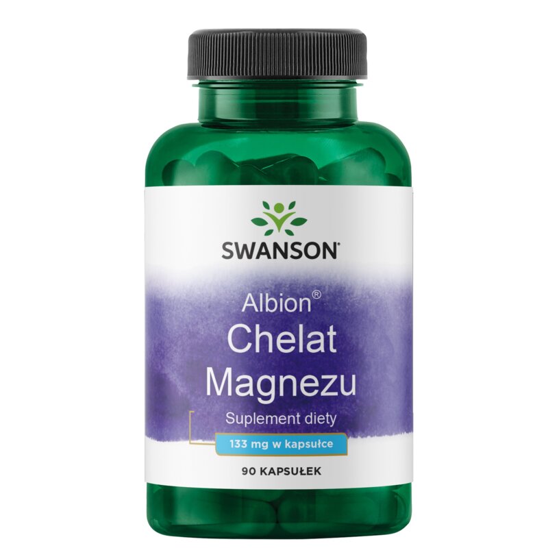 Magnez SWANSON Albion Chelat Magnezu (90 kapsułek)