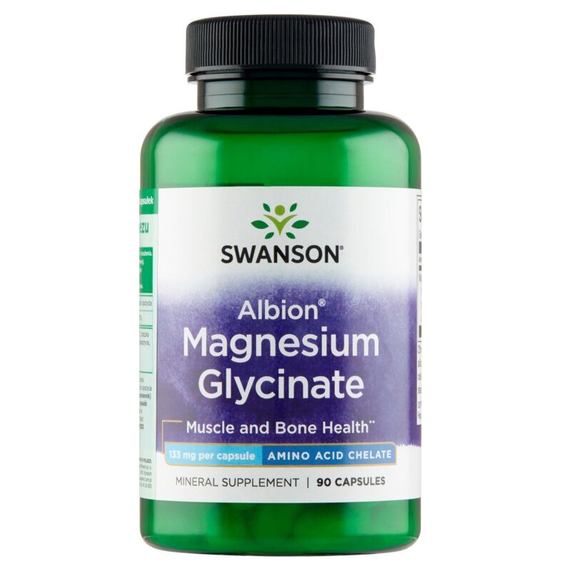 Magnez SWANSON Albion Magnesium Glycinate (90 kapsułek)