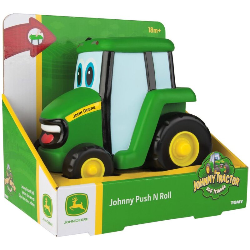 Traktor TOMY John Deere Traktor Johnny Naciśnij i jedź