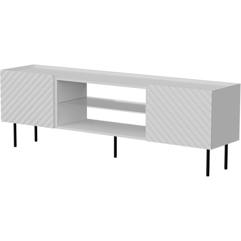 Szafka RTV EF LUCCA 180x40x59 biały