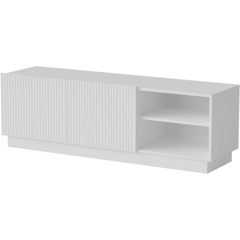 Szafka RTV LIVERTI 150x42x48 biały