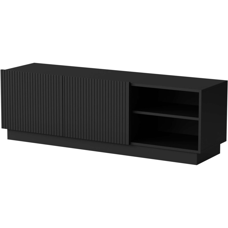 Szafka RTV LIVERTI 150x42x48 czarny