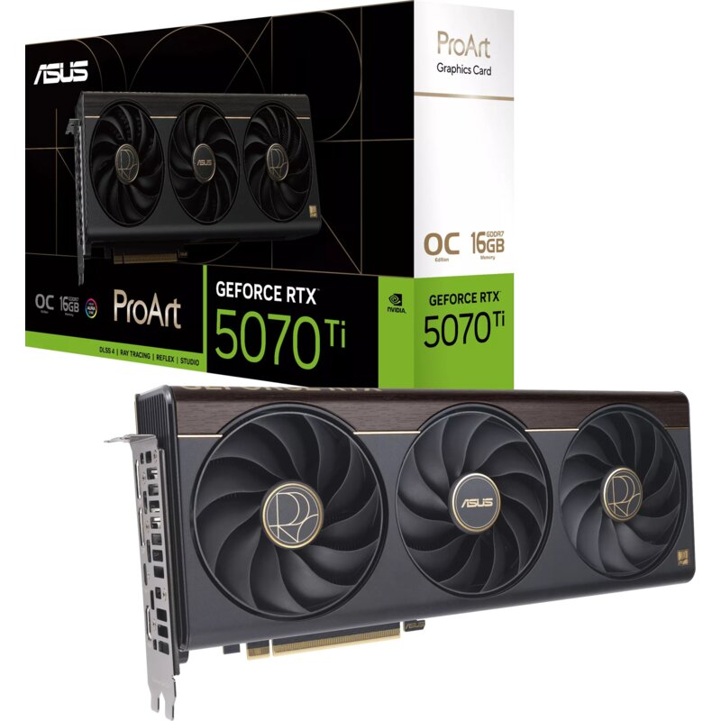 Karta graficzna ASUS ProArt GeForce RTX5070 Ti OC Edition 16GB