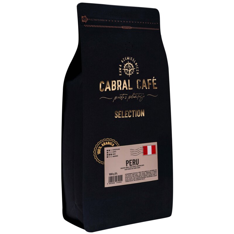 Kawa ziarnista CABRAL CAFE Selection Peru 1 kg