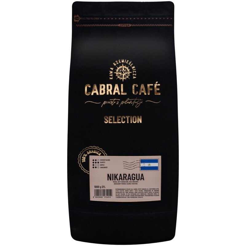 Kawa ziarnista CABRAL CAFE Selection Nikaragua 1 kg