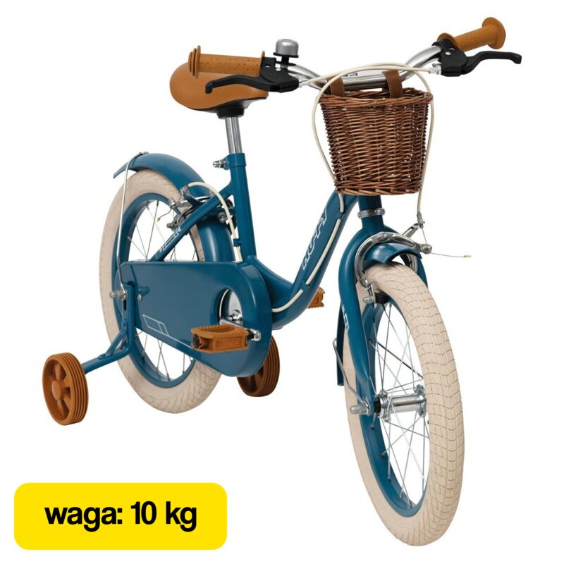 Rower dziecięcy HUFFY Retro Vintage 16 cali Niebieski Wzrost: 100-120 cm Wiek: 5-7 lat